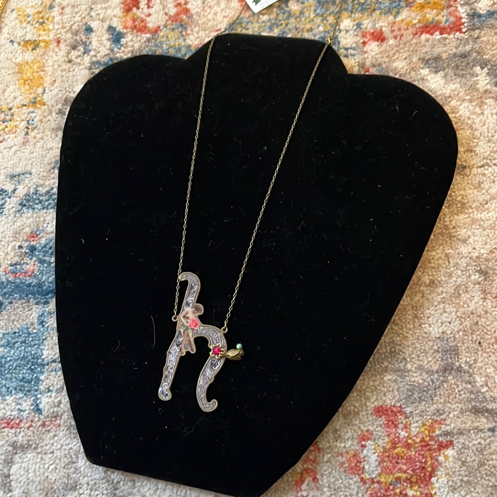 Michal Negrin “H” Necklace
